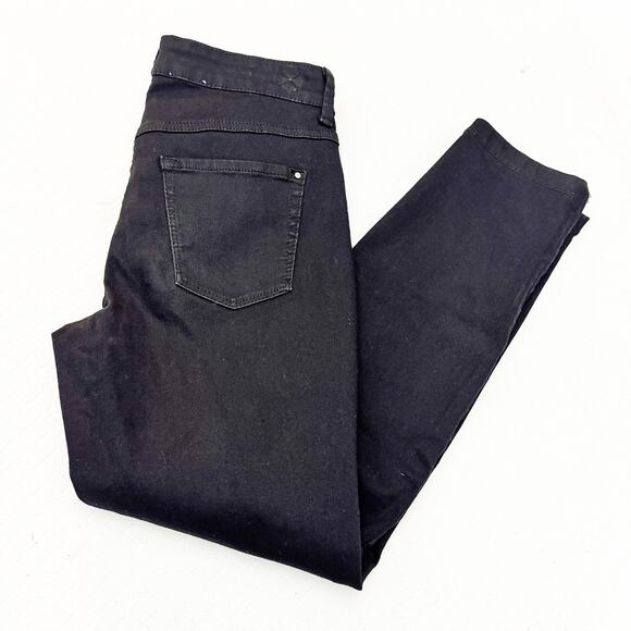 MAC Jeans Dream Chic D999 Black Zipper Ankle Denim Jeans Style 5471 Size 27 - Picture 10 of 10